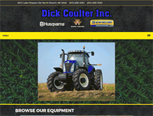 Tablet Screenshot of dickcoulterinc.com